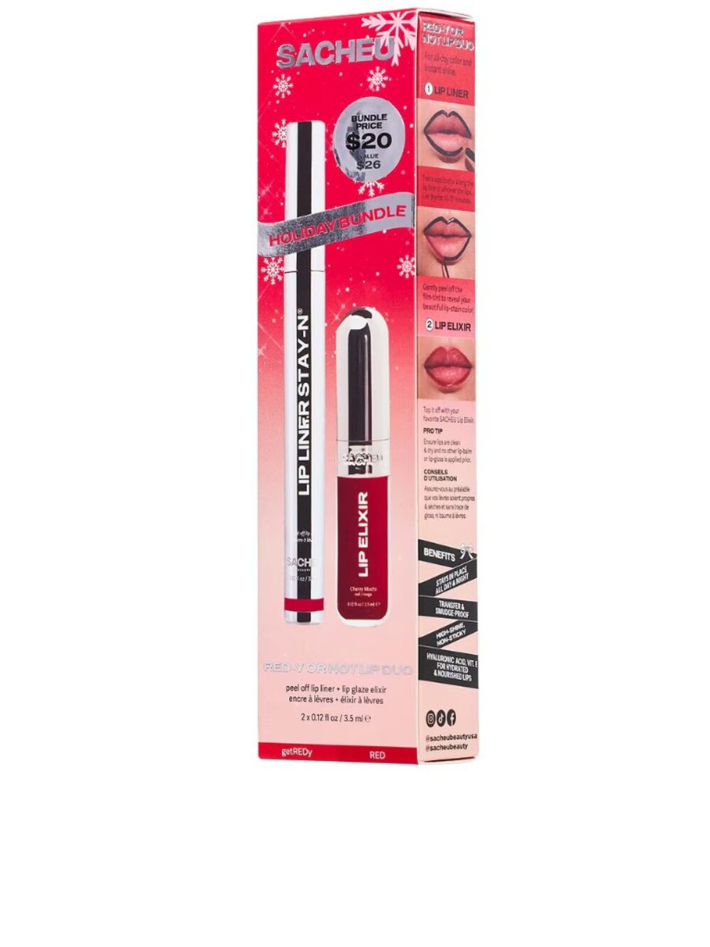 Sacheu Beauty Line & Shine Lip Duo Set